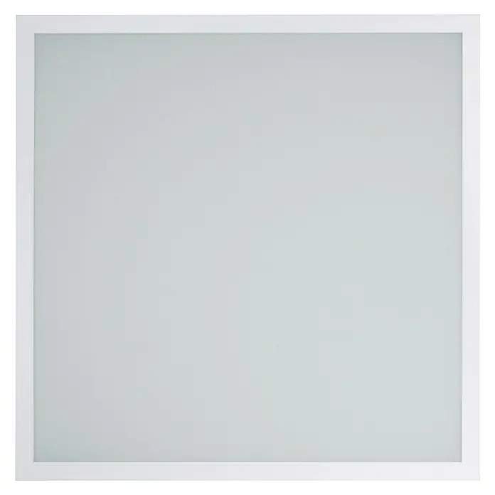 E2 elektro LED-Panel Square 625 Wifi - 40 W, L x B x H: 62 x 62 x 5 cm, Weiß, Warmweiß - Quadratische LED-Flächenleuchte mit weißem Rahmen für eine gleichmäßige und helle Ausleuchtung von Räumen.