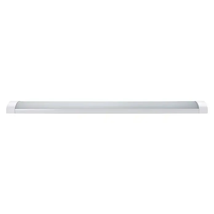 E2 elektro LED-Lichtleiste Systeme - 18 W, L x B x H: 60 x 7,7 x 3,5 cm, Warmweiß - Eine helle, weiße Leuchte. Sie ist schlicht und modern, ideal für Büros oder Geschäfte. Sie bietet effiziente Beleuchtung.