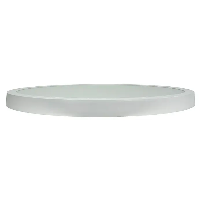 E2 elektro LED-Deckenleuchte rund Round - 40 W, Ø x H: 60 x 4 cm, Weiß, Kaltweiß - Weiße runde LED-Deckenleuchte für den Innenbereich. Eine moderne Beleuchtungslösung für jedes Zuhause oder Büro.