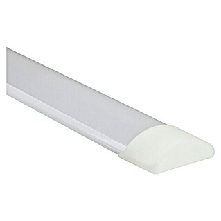 LED-Lichtleiste flach (18 W, Neutralweiß, Länge: 58,5 cm, Weiß/Opal)