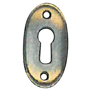 Stabilit Escudo para cerraduras (Marrón, Ovalada)