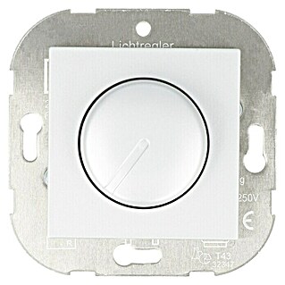 Voltomat ART Dimmer Elektronisch (Silber, 20 W - 315 W, Kunststoff, Unterputz)