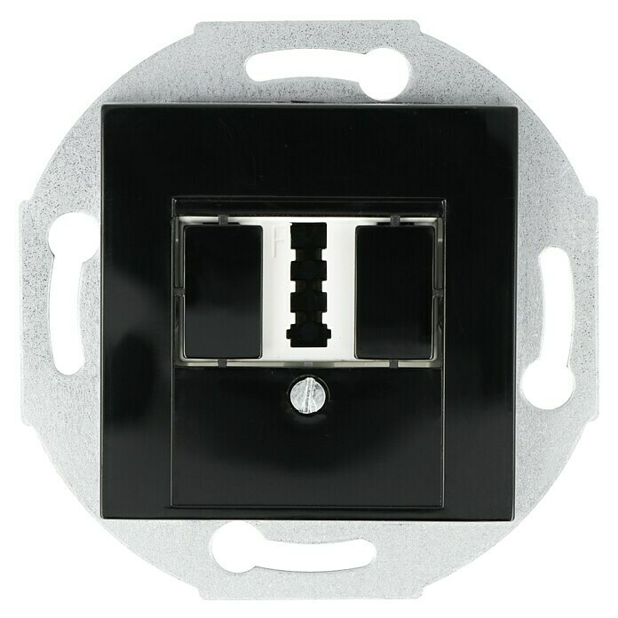 Voltomat ART TAE-Anschlussdose (Schwarz, 3x6 NFN, Kunststoff, Unterputz)
