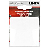 Voltomat LINEA Aus- & Wechselschalter (Alpinweiß, Unterputz, 1 Stk.)