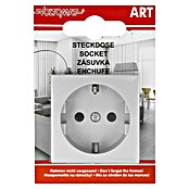 Voltomat ART Steckdose (Silber, 1-fach, Kunststoff, IP20)