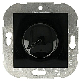 Voltomat ART Dimmer Elektronisch (Schwarz, 20 W - 315 W, Kunststoff, Unterputz)