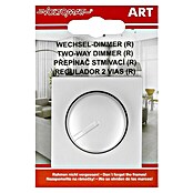 Voltomat ART Dimmer Konventionell (Silber, 40 - 400 W, Kunststoff, Unterputz)