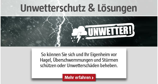 Unwetterschutz & Lösungen