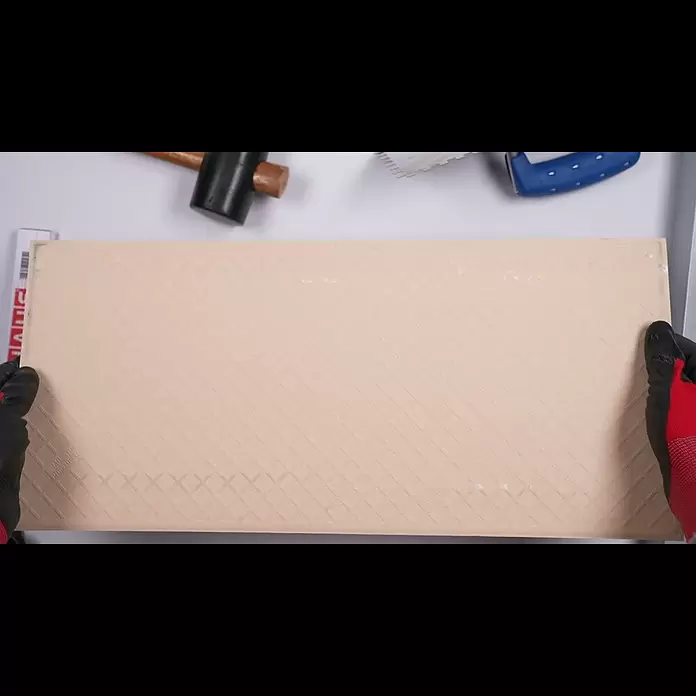 Decocer by Cinca Glow Wandfliese - 25 x 55 cm, Champagner, Glänzend - Wandfliese Glow