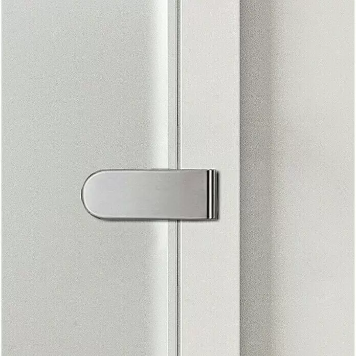 Diamond Doors Glastürbeschlag Sky UV - Aluminium EV1, Bandbohrung/Bänder: Studio 2-teilig, Unverschließbar - Detailaufnahme