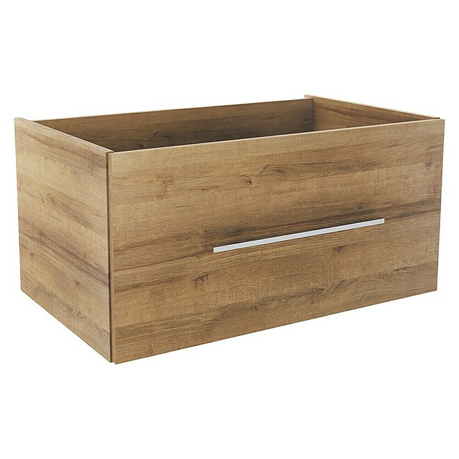 Camargue Stella Waschtischunterschrank  (79,4 x 48,8 x 39 cm, Berg Eiche)