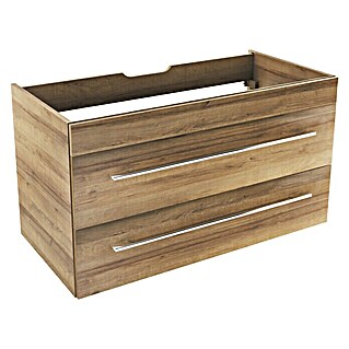 Camargue Stella Waschtischunterschrank  (99,4 x 48,8 x 55 cm, Berg Eiche)