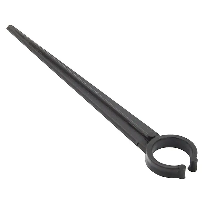 Difusor con rosca abierto - 16 mm, 5 ud. - Estaca de irrigación de plástico negro, alargada y puntiaguda con un punto de unión de manguera redonda para sistemas de riego de jardín.