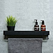 Sealskin Wandrek Brix (l x b x h: 80 x 550 x 100 mm, Belastbaarheid: 3 kg, Metaal, Zwart) | BAUHAUS