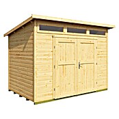 Weka Gartenhaus 264 Gr. 4 (Außenmaß inkl. Dachüberstand (B x T): 330 x 285 cm, Holz, Natur) | BAUHAUS