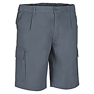 Pantalones cortos de trabajo Coolwork (S, Gris, 65% poliéster 35% algodón)