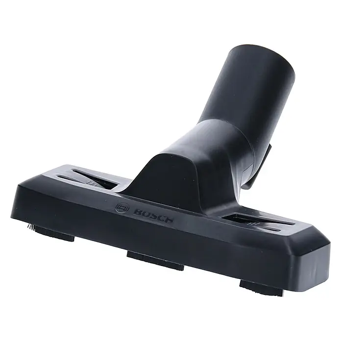 Bosch Bodendüse - AdvancedVac 18V-8 - Ein schwarzer Staubsaugeraufsatz von Bosch für die Reinigung von Teppichen und Hartböden. Robuste Ausführung mit Bürsten für effektive Schmutzaufnahme.