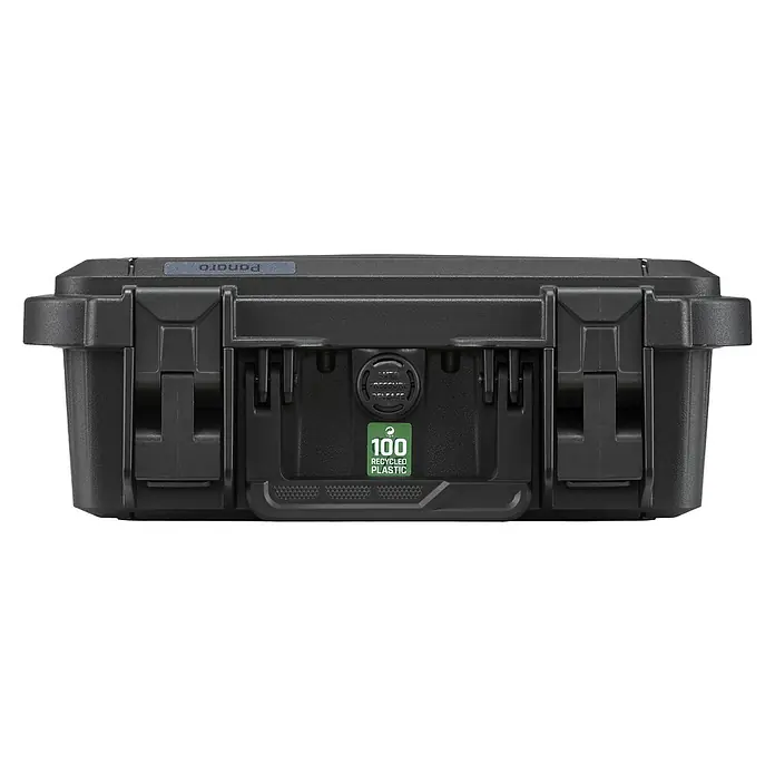 Wasserdichter Koffer EKO30 - L x B x H: 290 x 220 x 105 mm, Mit Würfelschaumstoffeinlage, Grau - Hier ist die robuste Paharo-Schutzhülle aus 100 % recyceltem Kunststoff, ideal, um Ihre Wertsachen sicher und umweltfreundlich zu verstauen.