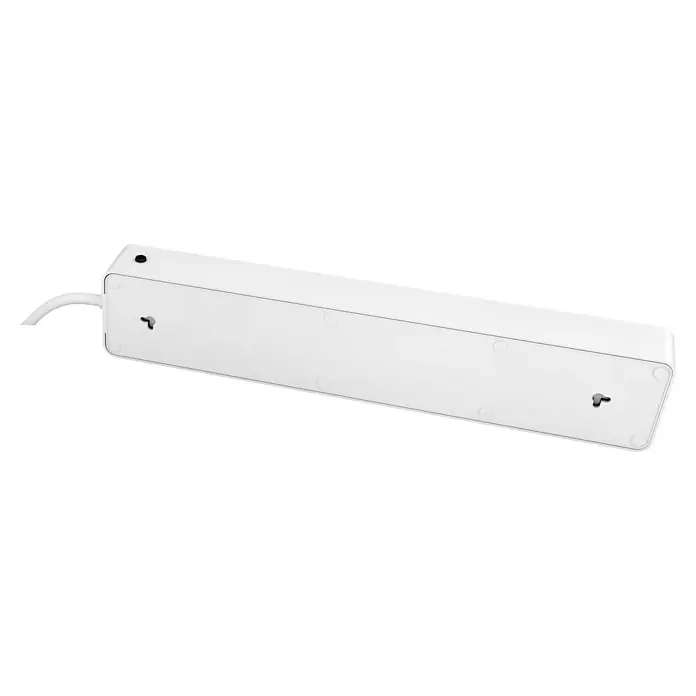 Ledvance Smart+ WiFi Smart-Steckdosenleiste3-fach, Weiß, Max. Anschlussleistung: 3.680 W, 4 x USB - Eine weiße Steckdosenleiste mit mehreren Ausgängen für den Einsatz im Haushalt oder Büro. Praktisch für elektronische Geräte.