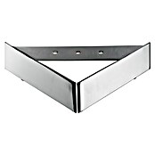 Hettich Möbelfuß Triangle (L x B x H: 45 x 150 x 150 mm, Traglast: 50 kg, Silber)