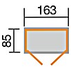 Weka Gartenschrank 361 Gr. 2 (Fichte, Natur) | BAUHAUS