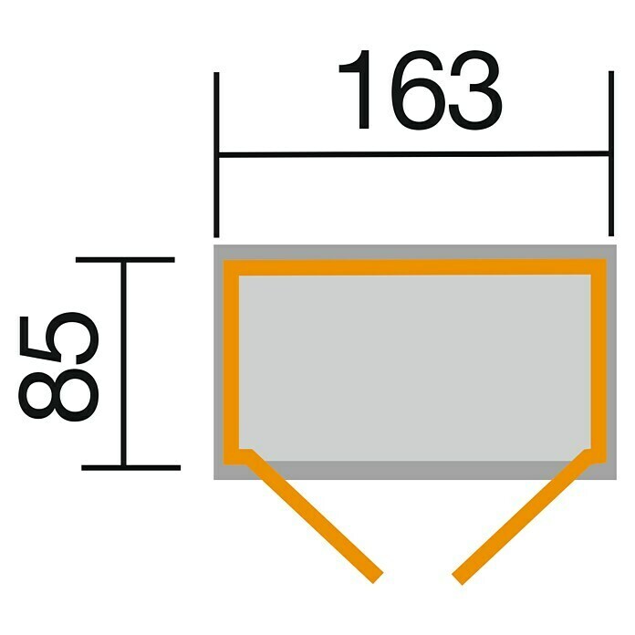 Weka Geräteschrank 361 Gr. 2Fichte, Natur Sketch