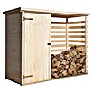 Weka Kaminholzregal 663 (254 x 96 x 193 cm, Holz, Kesseldruckimprägniert) | BAUHAUS