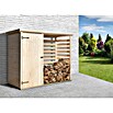 Weka Kaminholzregal 663 (254 x 96 x 193 cm, Holz, Kesseldruckimprägniert) | BAUHAUS