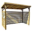 Weka Kaminholzregal 663 B (274 x 131 x 204 cm, Holz, Kesseldruckimprägniert) | BAUHAUS