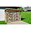 Weka Kaminholzregal 663 B (274 x 131 x 204 cm, Holz, Kesseldruckimprägniert) | BAUHAUS