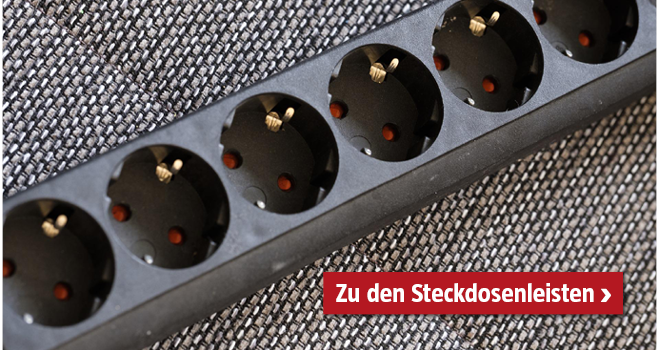 Steckdosenleisten mit Schalter