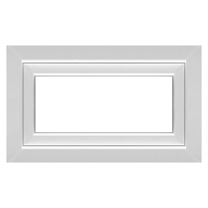 Solid Elements Kunststofffenster Q71 Supreme (B x H: 100 x 60 cm, Rechts, Weiß)