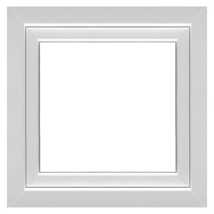 Solid Elements Kunststofffenster Q71 Supreme (B x H: 90 x 90 cm, Links, Weiß)