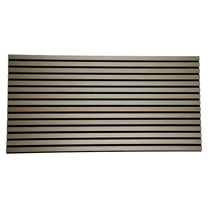 Panel acústico decorativo Premium Plus (Roble gris, 1,2 m x 0,6 m x 22 mm)