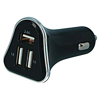 Carpoint USB-autolader 12/24V Triple 4.4A (Zwart)