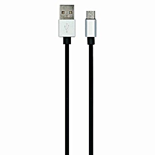 Carpoint USB-kabel Micro USB (1 m, Zwart)