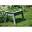 Dobar Hochbeet (78 x 60 x 50 cm, Holz, Grau)
