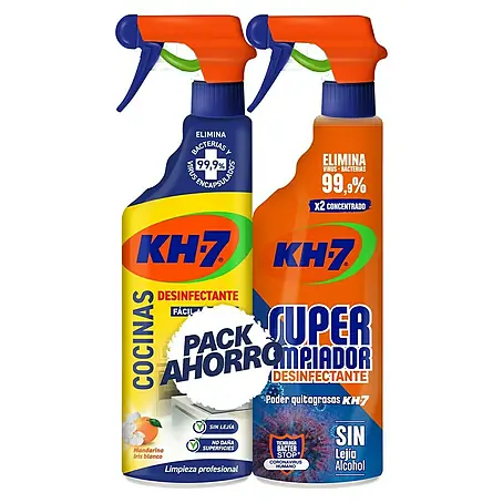 KH7  Limpiador para cocinas pack limpieza y desinfección