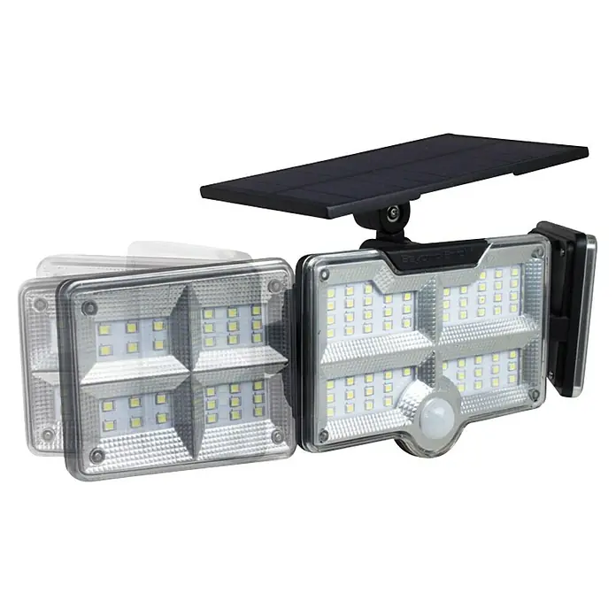 Proyector LED solar Beyong Bight X3 - Blanco frío, 1.000 lm - Luz de seguridad LED solar con sensor de movimiento. Ideal para áreas exteriores, proporcionando iluminación fiable.
