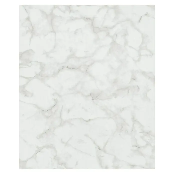 Papel pintado Mármol blanco - Mármol, 10 x 0,53 m - Fondo de mármol con sutiles vetas grises, ideal para diseños elegantes y presentaciones de alta calidad.