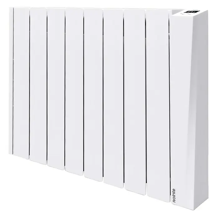Rointe Emisor térmico Versailles - 1.250 W, Blanco, 9,5 x 74,7 x 58,5 cm, Fluido - Radiador blanco Rointe con pantalla digital y múltiples elementos de radiador para calefacción eficiente.