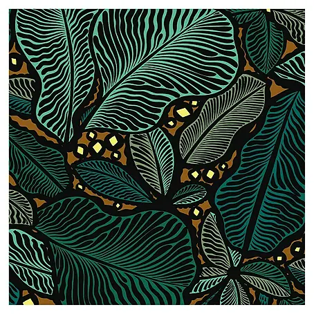 Papel pintado Trópico Verde