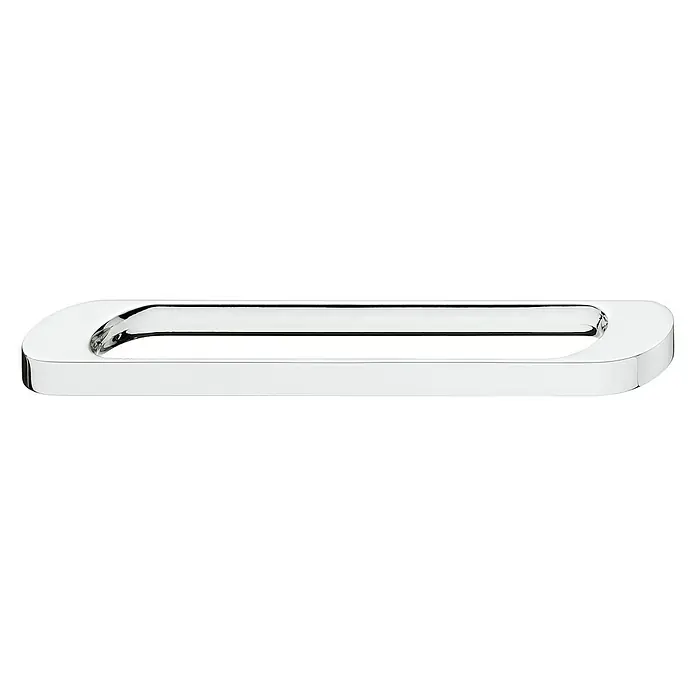 Häfele Tirador para muebles - Tipo de tirador del mueble: Barra, L x An x Al: 196 x 30 x 12 mm, Aluminio, Cromado - Diseño moderno de toallero de aro cromado. Elegante toallero de baño con acabado brillante y forma minimalista para cualquier baño.