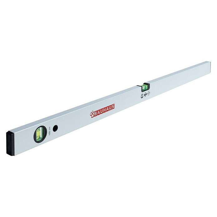 BAUHAUS Wasserwaage (180 cm, Anzahl Libellen: 2 Stk.) | BAUHAUS