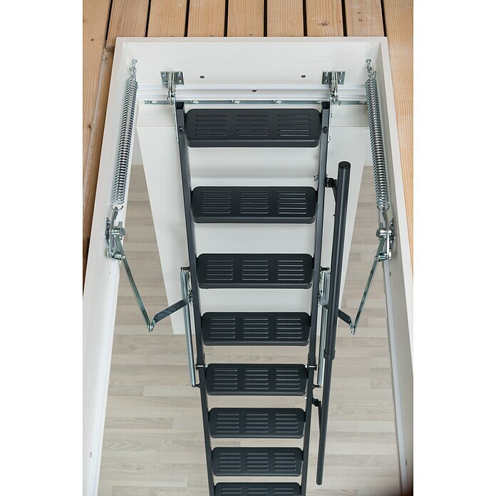 Fakro Escaleras Plegables para Casa de Techo Fabricada en Acero