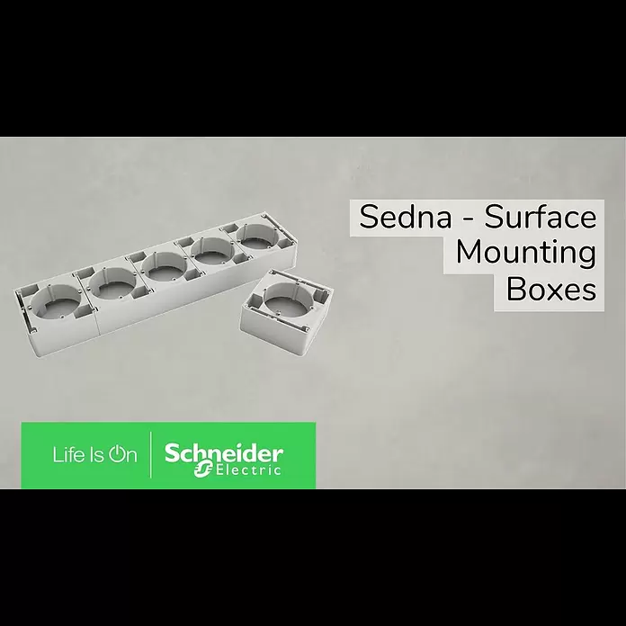Schneider Electric Sedna Design & Elements Caja de superficie - 4,3 x 7,8 x 8,4 cm, Colocar, Blanco - Cómo instalar una caja de superficie