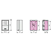Abus Sleutelbox Key Garage 787 Smart Bluetooth (Geschikt voor: Tot max. 20 sleutels, l x b x h: 63 x 82,55 x 120 mm, Zonder beugel) | BAUHAUS