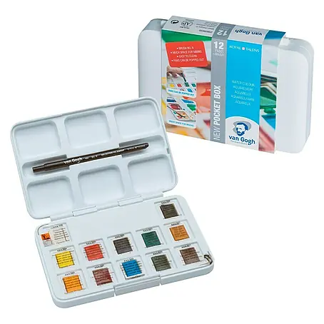 Talens Van Gogh Set de acuarelas Pocket box