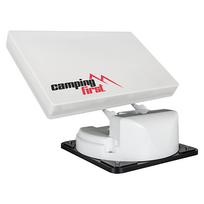 Camping First Satelliten-Antenne Satmex Flat 2L x B x H: 480 x 525 x 150 mm, Anzahl Nutzer: 2 Diagonal View