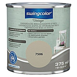 swingcolor Vintage Lazura za uporabu u vanjskom prostoru (Siva, Sadržaj: 375 ml, Svilenkasti mat)